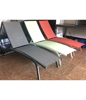 aluminum sunlounger